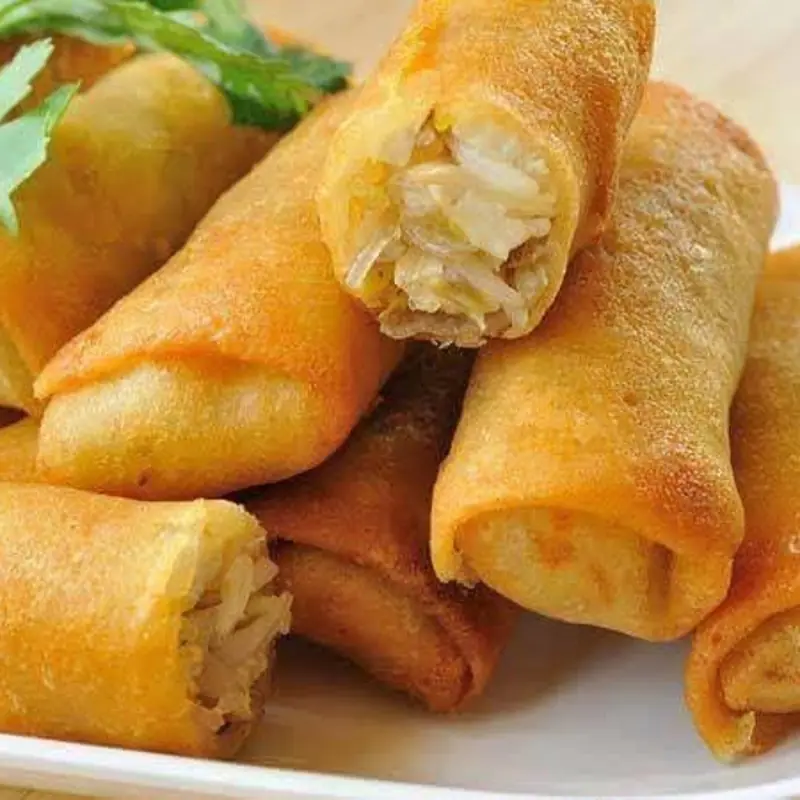 Crispy fried spring rolls